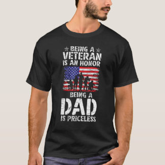T-shirt Être Un Vétérinaire Est Un Honneur Être Un Père Es