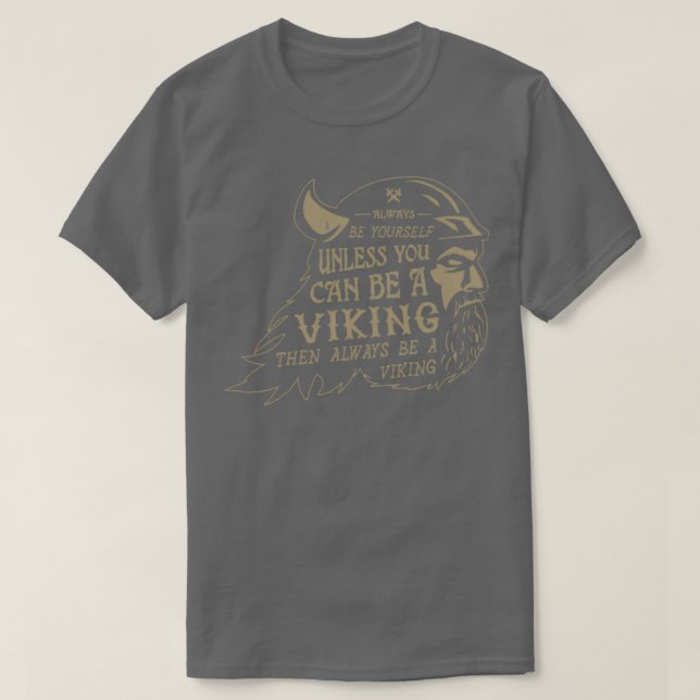 T-SHIRT ÊTRE UN VIDKING (Design devant)