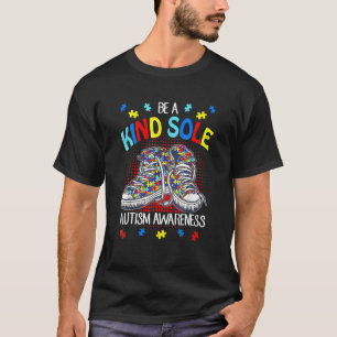 T-shirt Être une âme gentille Autisme Sensibilisation Puzz