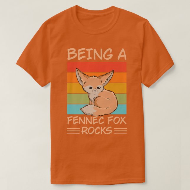 T-shirt Être une fennec des roches Design pour une Fennec  (Design devant)