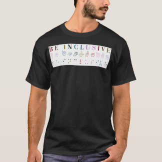 T-shirt Être une impression inclusive