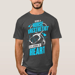 T-shirt Être Une Infirmière Anesthésiste Est Un Travail De
