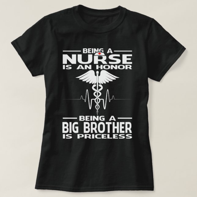 T-shirt Être une infirmière est un honneur être un GRAND F (Design devant)