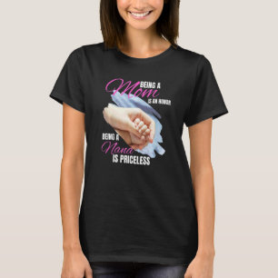 T-shirt Être Une Mère Est Un Honneur Être Une Nana Est Ine