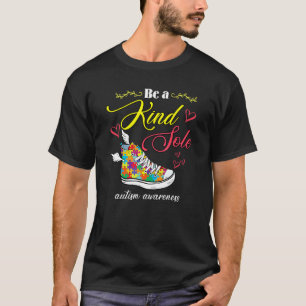 T-shirt Être une semelle gentille Autisme Sensibilisation