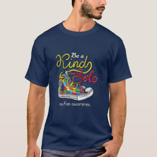 T-shirt Être Une Sensibilisation sur l'autisme Sole Genre 