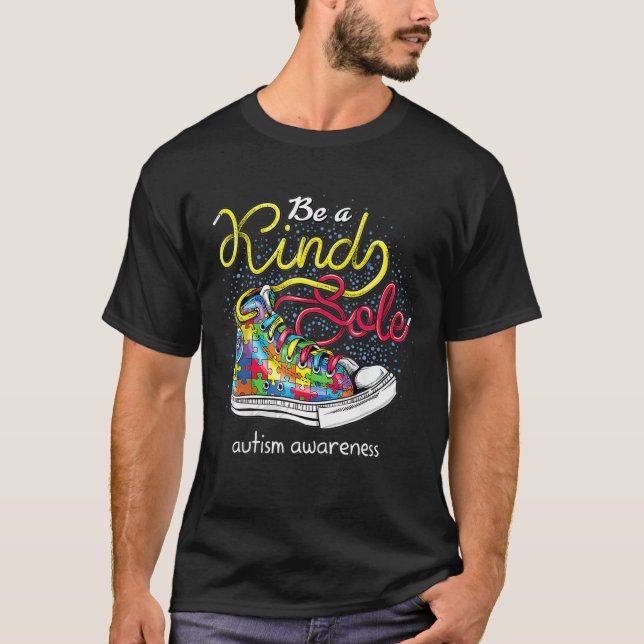T-shirt Être une Sensibilisation sur l'autisme unique (Devant)