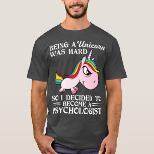 T-shirt Être Unicorne Était Dur Donc J'Ai Décidé Drôle Uni