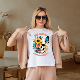 T-shirt Être vrai pas parfait