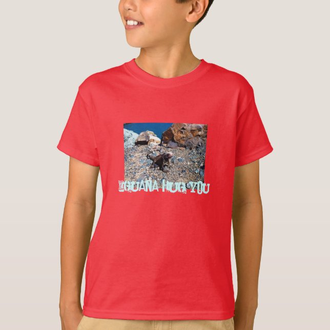T-shirt Étreinte d'iguane vous chemise (Devant)