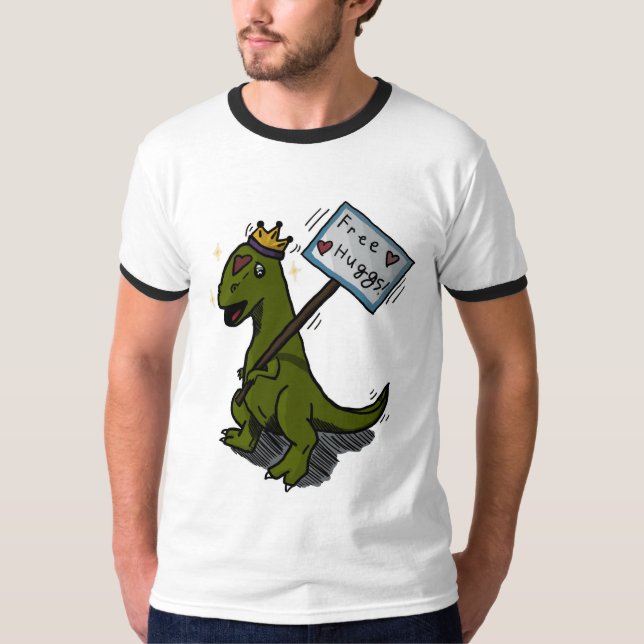 T-shirt Étreintes de Dino ! (Devant)