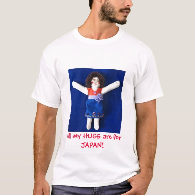T-shirt Étreintes pour le Japon (Devant)