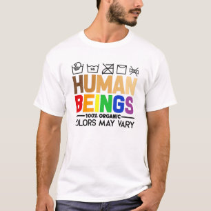T-shirt Êtres humains 100% bio Les couleurs peuvent varier