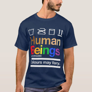 T-shirt Êtres humains 100 Les couleurs organiques peuvent 