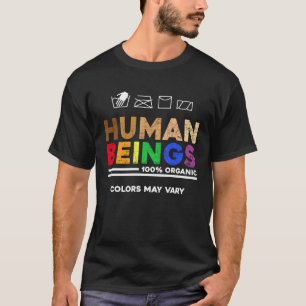 T-shirt Êtres humains Les couleurs peuvent varier Egalité