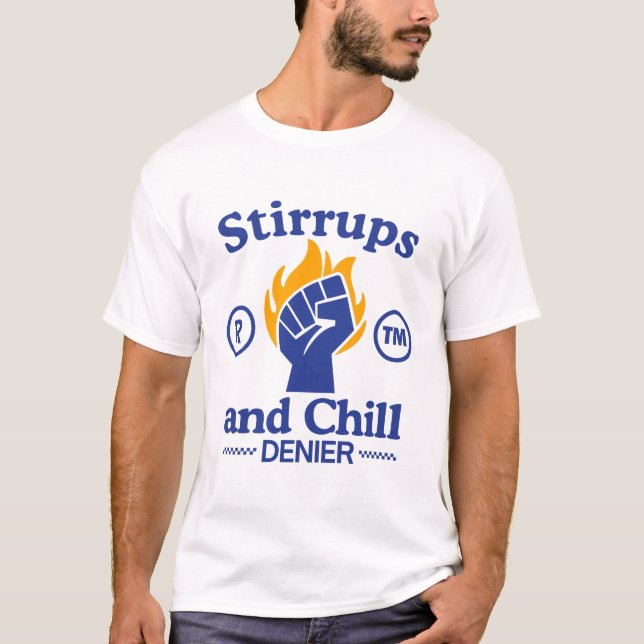 T-shirt Étriers et dénier de froid (Devant)