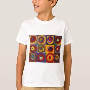 T-shirt Étude de couleur des cercles Carré par Kandinsky