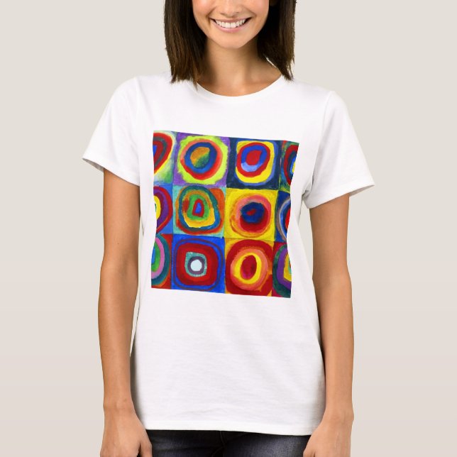 T-shirt Étude de couleur Wassili Kandinsky (Devant)