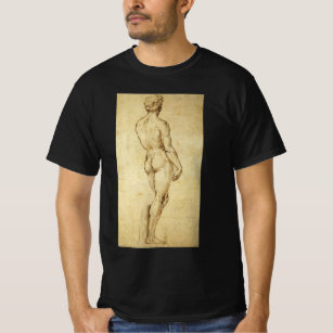 T-shirt Étude de la statue de David de Michel-Ange par Rap