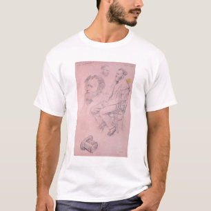 T-shirt Étude d'Edgar Degas   pour le portrait d'Edouard