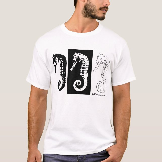 T-shirt Étude d'hippocampe (Devant)