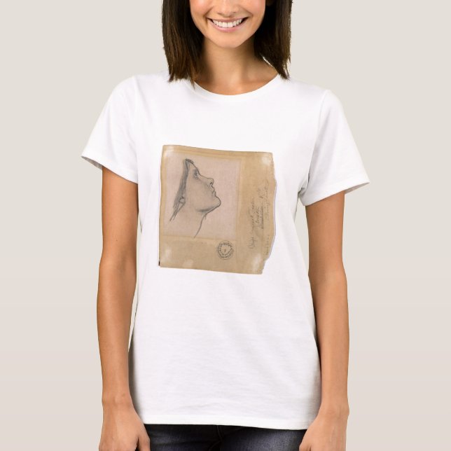 T-shirt Étude pour 'Lamia', c.1904-05 (crayon sur papier) (Devant)