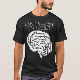 T-shirt Études de médecine à l'esprit étudiants docteur di