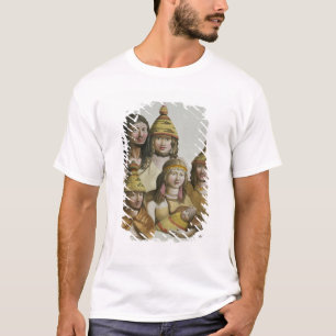 T-shirt Études des natifs américains (litho de couleur)