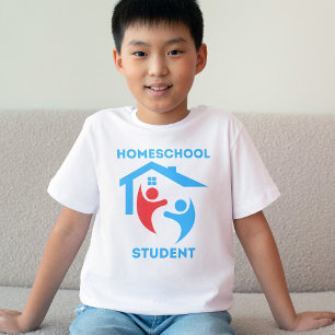 T-shirt Étudiant à l'école à domicile