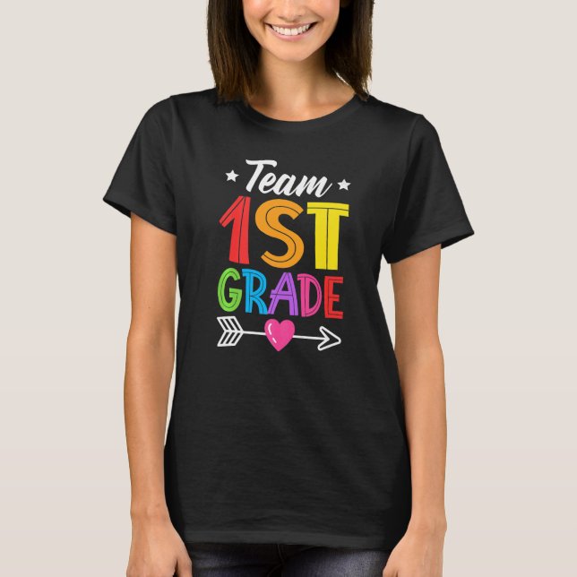 T-shirt Étudiant de 1ère année de l'équipe (Devant)