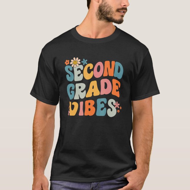 T-shirt Étudiant de 2e année super Retro Back (Devant)