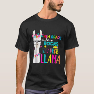 T-shirt Étudiant de 4e année Rocks Retour à l'école Non