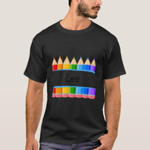 T-shirt Étudiant de l'école Nom de l'élève Lee Kindergen B