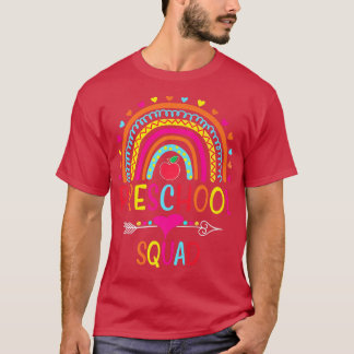 T-shirt Étudiant de l'équipe préscolaire Arc-en-ciel Derni