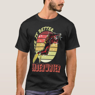 T-shirt Étudiant de l'océan biologie marine plongée sous-