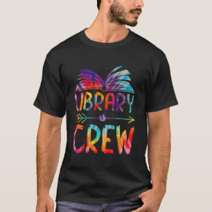 T-shirt Étudiant D'Équipage De Bibliothèque Premier Jour D
