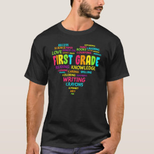 T-shirt Étudiant D'Équipe De Première Année Du Coeur Retou