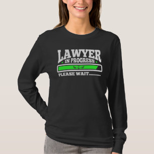 T-shirt Étudiant drôle en cours d'école de droit d'avoc