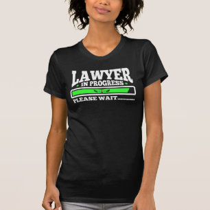T-shirt Étudiant drôle en cours d'école de droit d'avocat