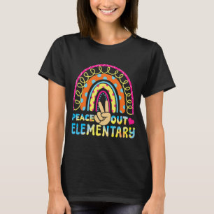 T-shirt Étudiant élémentaire Bye Écoles Sortir Dernier Cl