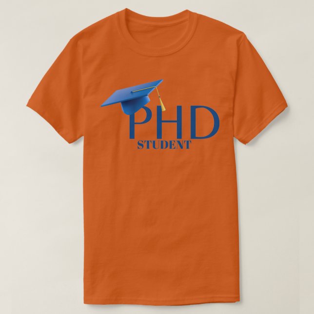 T-shirt Étudiant en PHD 7 (Design devant)