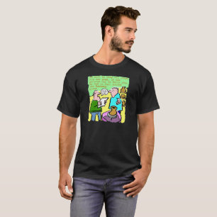 T-shirt Étudiant mûr lit un poème dans la classe de poteri