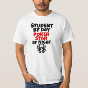 T-shirt Étudiant par jour, étoile de tisonnier par nuit