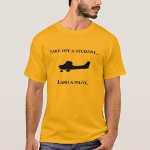 T-shirt Étudiant pour piloter la chemise