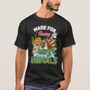 T-shirt Étudiant Vétérinaire Fait Pour Sauver Des Animaux