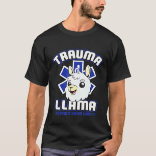 T-shirt Étudiante en soins infirmiers pour lama et alpaca