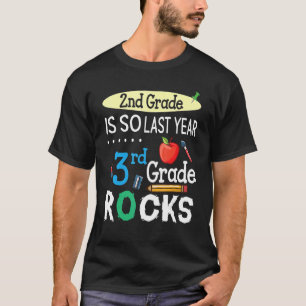 T-shirt Étudiants À L'École 2e Année Est Si Dernière 3e An