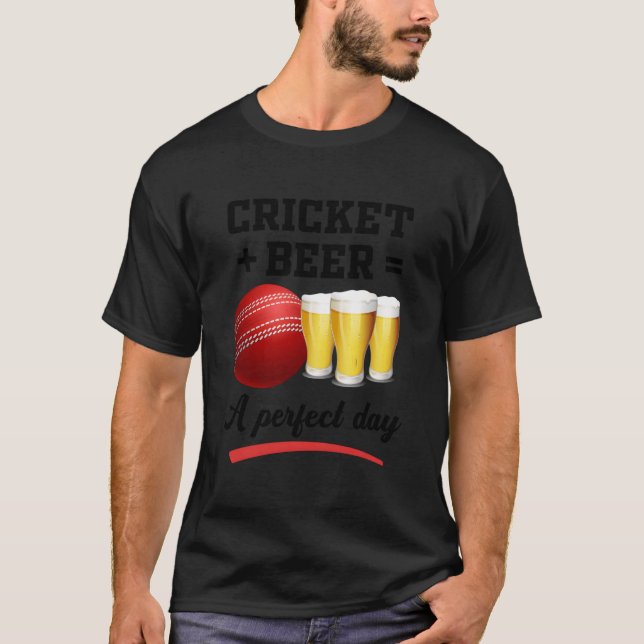 T-shirt Étudiants de cricket Joueurs de cricket (Devant)