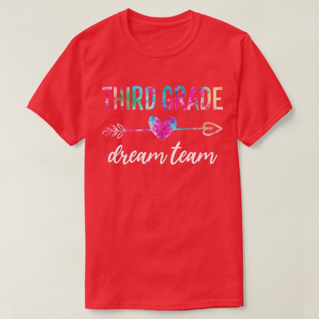 T-shirt Étudiants de l'équipe de rêve de troisième année E (Design devant)