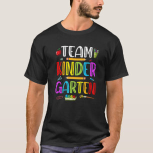 T-shirt Étudiants Équipe Enseignante Enfants Jardin d'enfa
